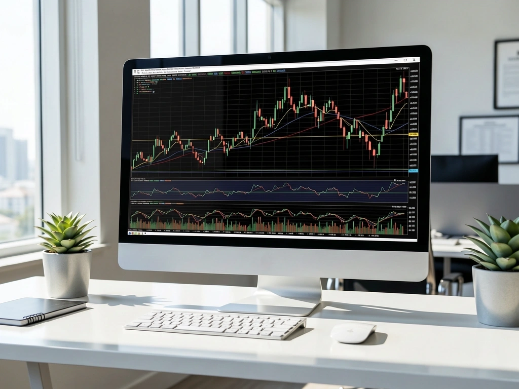 Professional trading workspace