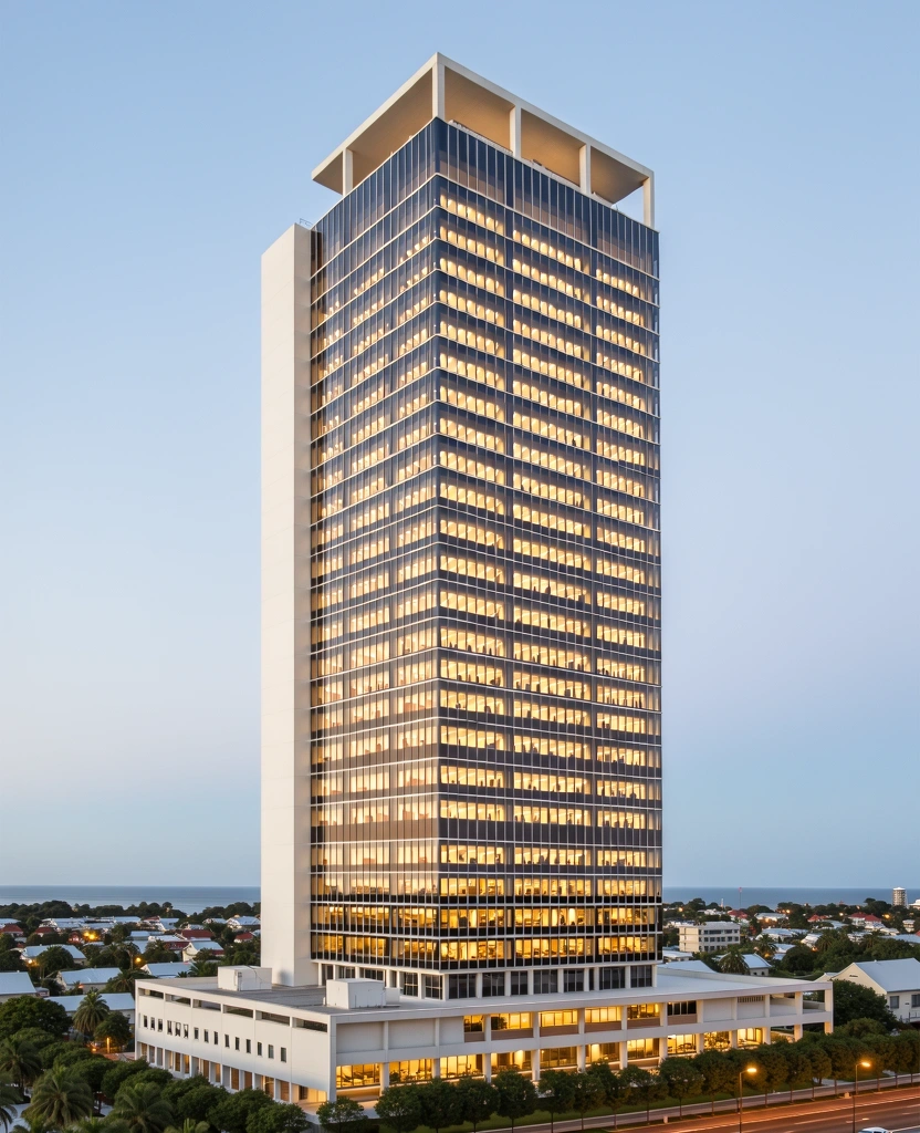 South African business district